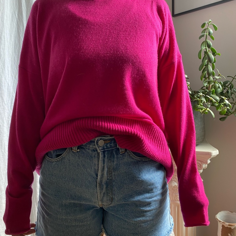 DVF Oversized Cashmere Blend Sweater